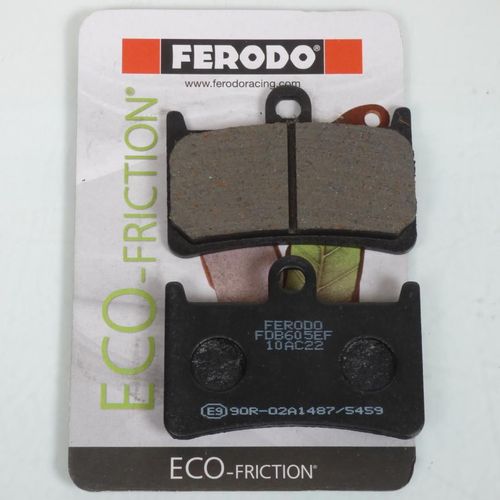 Plaquette De Frein Ferodo Pour Moto Yamaha 600 Fz6 Fazer S2 N/S 2007 À 2010 Avg / Avd Neuf