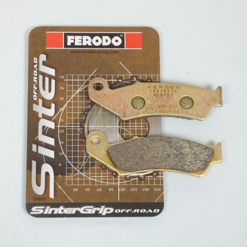 Plaquette De Frein Ferodo Pour Moto Honda 125 Cr R 1987 À 1994 Av Neuf