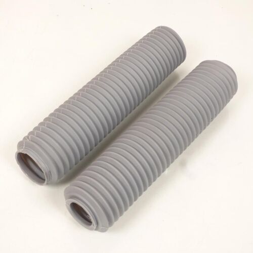 Soufflet Protection Fourche Pour Moto Caoutchouc Gris D: 43mm D: 59mm L:460mm Neuf