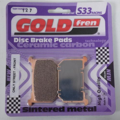 Plaquette De Frein Gold Fren Pour Moto Kawasaki 550 Gpz 1982 À 1983 Avg/Arg / H1/H2/D1 Neuf