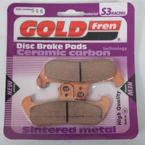 Plaquette De Frein Gold Fren Pour Moto Yamaha 125 Tdr R Lightburner 1993 À 1994 Avg / 3sh2/3xe2 Neuf