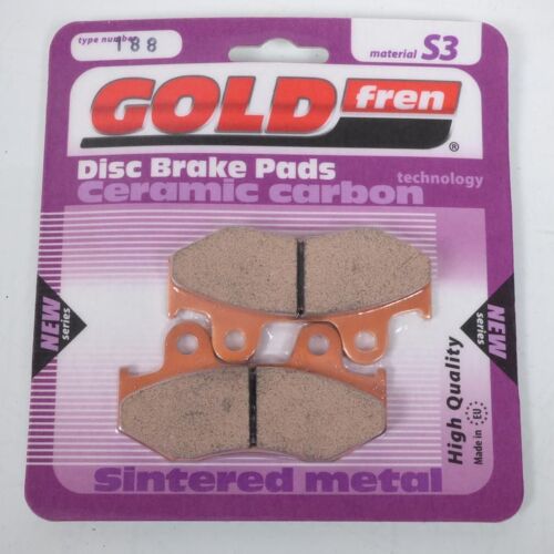 Plaquette De Frein Gold Fren Pour Scooter Honda 150 Sh I 2004 À 2009 Avg / 4/5/6/7/S9/S8/R8/D9 Neuf