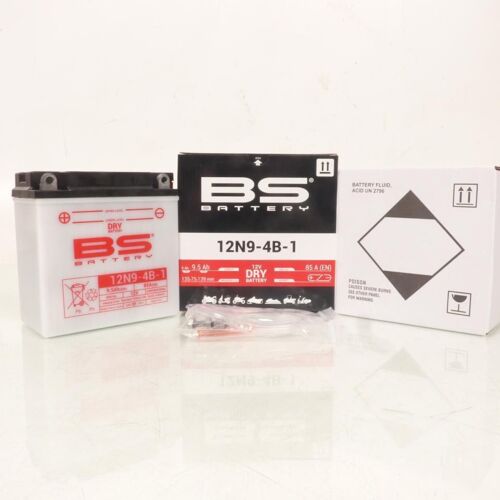 Batterie Bs Battery Pour Moto Honda 125 Nx Transcity 1990 À 1997 12n9-4b-1 Neuf