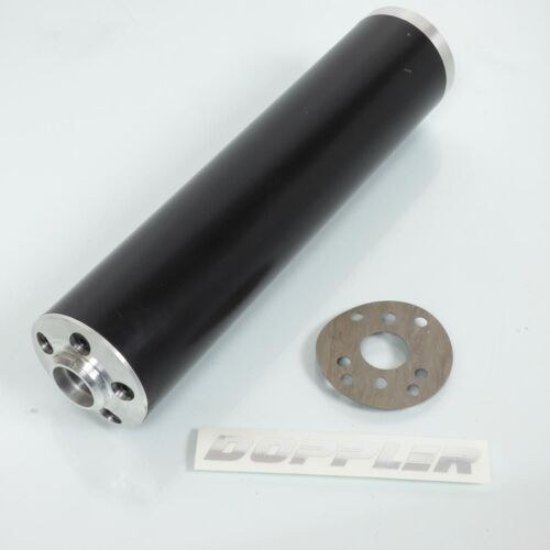 Silencieux Cartouche De Pot Doppler Er1 Noir Montage Universel Moto 50 À Boite