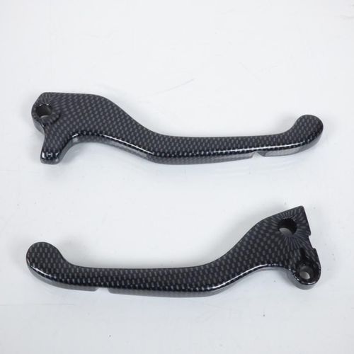 Levier Frein Droit Replay Pour Scooter Mbk 50 Spirit 1999-03 Paire Look Carbone