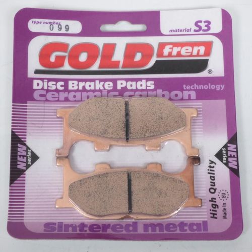 Plaquette De Frein Gold Fren Pour Moto Yamaha 125 Tdr R Deltabox 1993-2002 Av Neuf