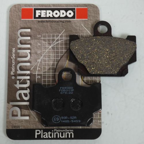 Plaquette De Frein Ferodo Pour Moto Yamaha 600 Xt 1984 À 1986 Av Neuf