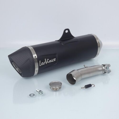 Silencieux D Échappement Leovince Nero Pour Scooter Yamaha 400 X-Max 2013 À 2016