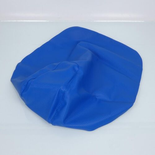 Housse De Selle One Pour Scooter Yamaha 50 Aerox Bleu Effet Maille Carbone Neuf