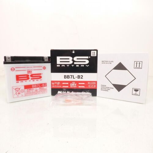 Batterie Bs Battery Pour Scooter Peugeot 50 Elystar - Etrier Ajp 2008 À 2013 Yb7l-B2 / 12v 8ah Neuf