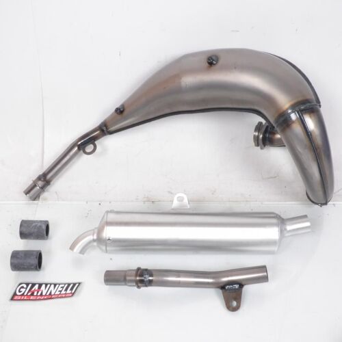 Ligne De Pot D'échappement Giannelli Pour Moto Yamaha 125 Dtr 1989 À 1992 3nc