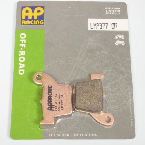 Plaquette De Frein Ap Racing Pour Moto Honda 125 Cr R 2002 À 2007 Lmp377or / Je01 Neuf