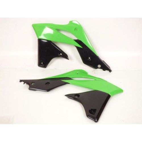 Écope De Radiateur Pour Moto Kawasaki 250 Kxf 2012 - 2013 Neuf En Destockage