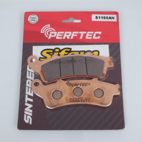Plaquette De Frein Perftec Pour Moto Honda 800 Vfr Fi Vtec Avec Abs 2002 À 2013 Avg / Avd / Ar Neuf