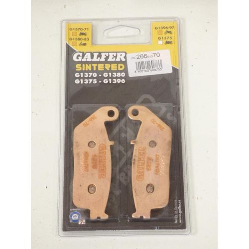 Plaquette De Frein Galfer Pour Moto Honda 750 Vfr 1988-1997 G1370 Neuf