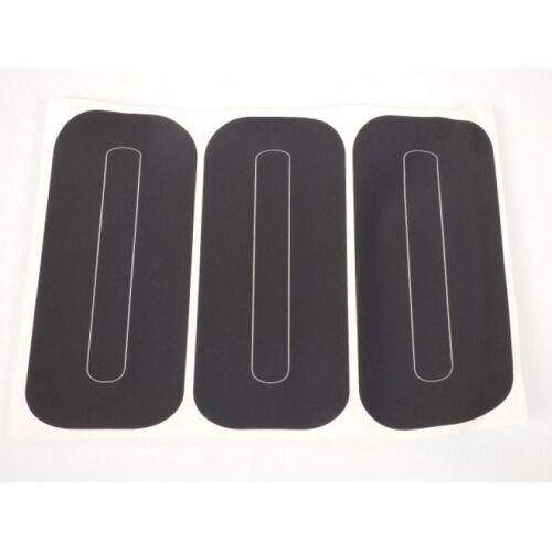 Autocollant Lot 3 Stickers Pxp Blanc Numero Course Pour Moto 0 Zéro 540026024 Neuf