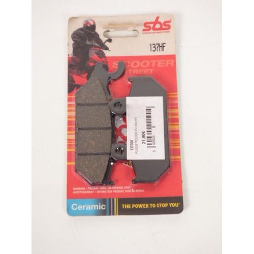 Plaquette De Frein Sbs Pour Moto Yamaha 50 Tzr 1993 - 2002 137hf Neuf