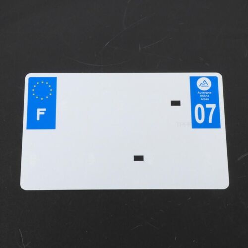 Accessoire Tiflex Pour Moto Nc Plaque Immat 07 210x130mm Neuf