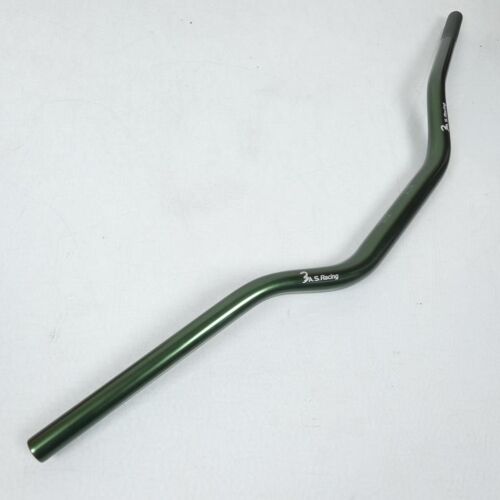 Guidon Oversize Vert Universel Ø28.6mm Ø22mm 3as Racing Pour Moto 14628-006 Neuf