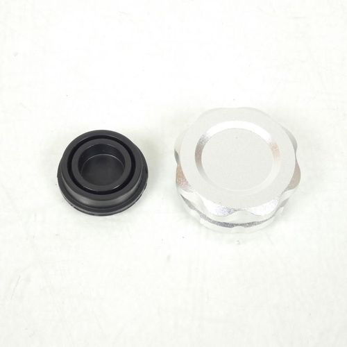 Bouchon De Bocal Liquide De Frein Tun'r Pour Scooter Gris Ø31mm Pas 3.5