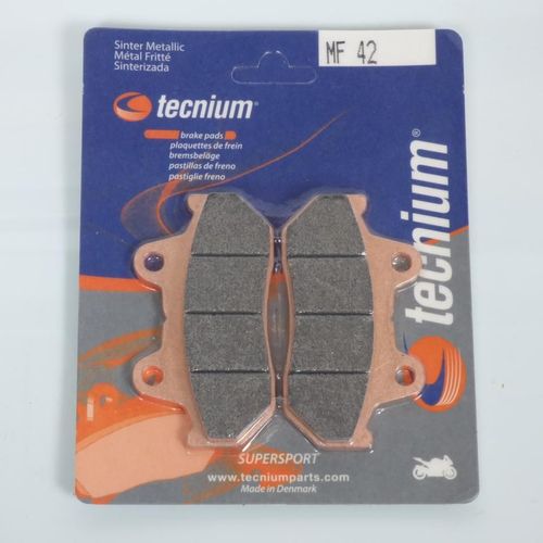 Plaquette De Frein Tecnium Pour Moto Honda 600 Transalp 1987-1990 Mf42 / Avant Neuf