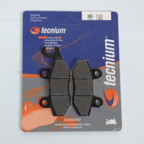 Plaquette De Frein Tecnium Pour Scooter Kymco 50 Agility 2007 À 2014 Ma188 / Avant Neuf