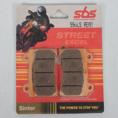 Plaquette De Frein Ar 590ls Rear Sbs Pour Moto Yamaha 750 Fz Genesis 1989 À 1992