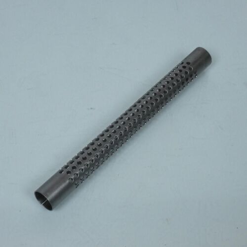 Tube Perforé Mitraillette Pour Silencieux De Pot D'échappement Moto 20x22x225mm