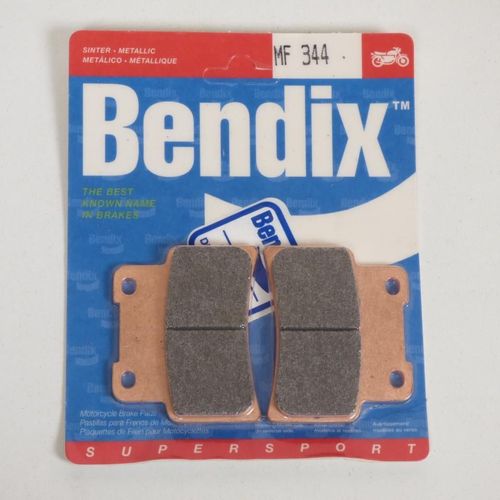 Paire De Plaquettes De Frein Avant Bendix Mf344 Pour Moto Aprilia 125 Rs 2006 À 2008