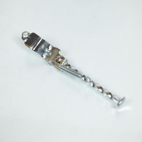 Béquille Latérale Torsadée Chromée Pour Mobylette Mbk 51 180mm Bras Rond Neuf