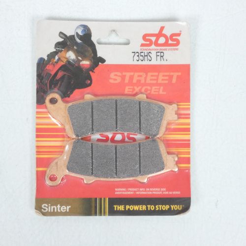 Plaquette De Frein Av Sbs Pour Moto Honda 800 Vfr 1998 À 2005 735hs Neuf