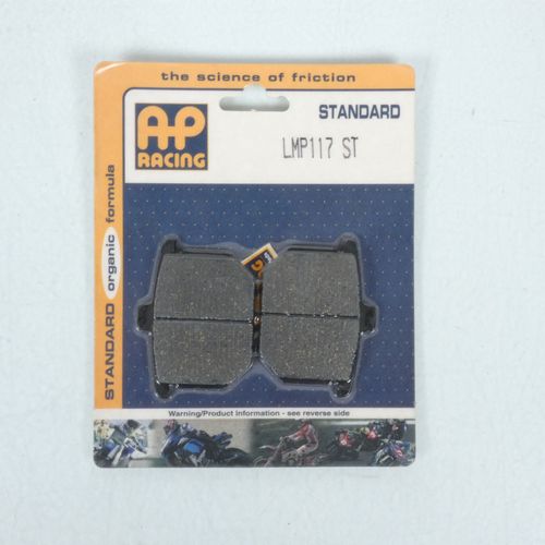 Plaquette De Frein Ap Racing Pour Moto Honda 500 Cx 1978 À 1980 Lmp117st Neuf