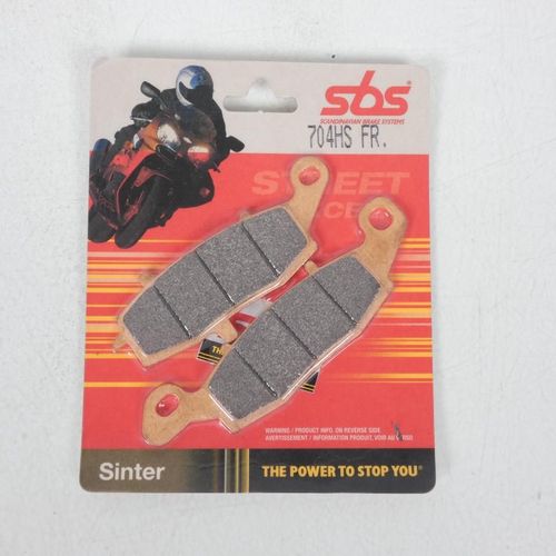 Paire Plaquette De Frein Avant Sbs Pour Moto Suzuki 650 Sv S 1999 À 2010 704hs