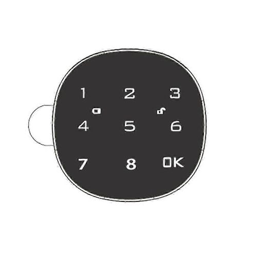 Boîte aux lettres intelligente électronique numérique Verrouillage de l'écran tactile Fichier Fer Acier Bureau Armoire Porte Mot de passe