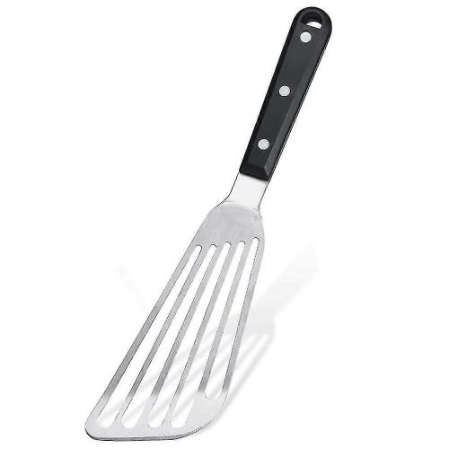 Spatule À Fentes En Acier Inoxydable Avec Poignée Rivetée,Spatule À Poisson Robuste Turner Plus Facile Pour Retourner La Friture