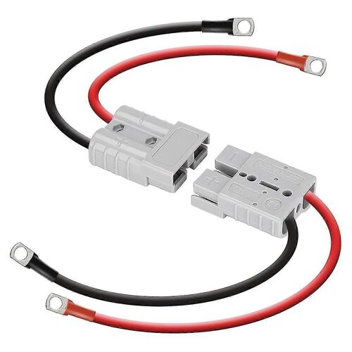 Connecteur Anderson 50A Kit Anderson Plug 8 Guage 30cm Câbles de batterie Connecteurs rapides étanches pour Lifepo4