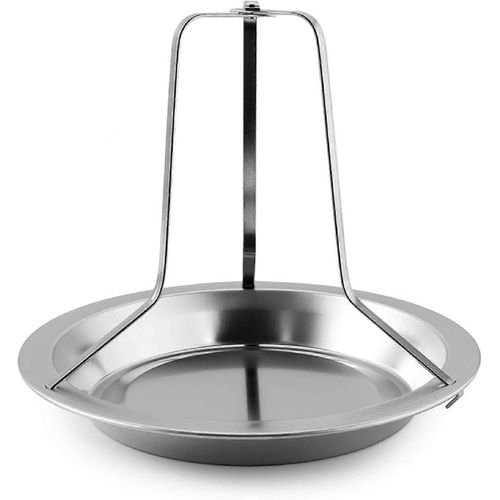 Grille verticale de rôtissoire de poulet en acier inoxydable.Porte-canard Grill Stand Rôtissage,Plaque de barbecue barbecue robuste pour four,Cuisson Grill Poêle Outil