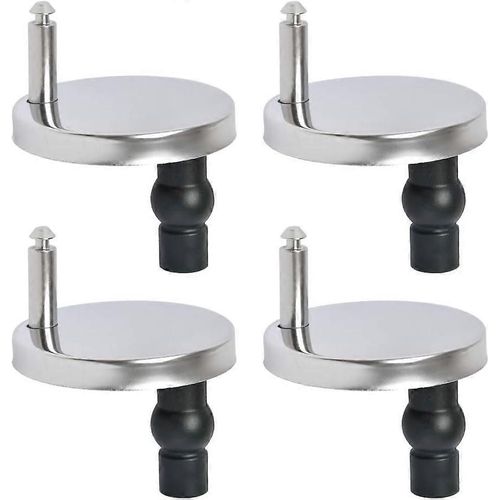 4 pièces charnières universelles de siège de toilette vis de siège de toilette en acier inoxydable remplacement rapide par le haut
