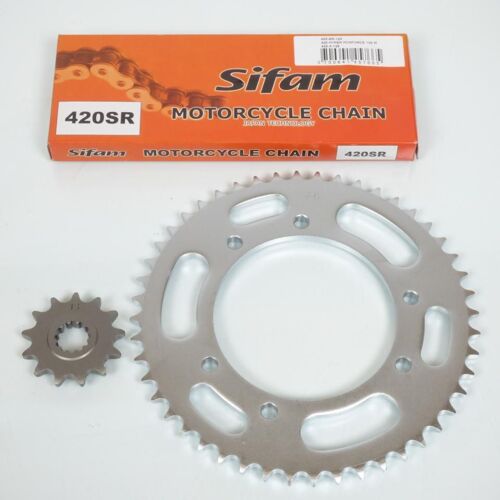 Kit Chaîne Axring Pour Moto Peugeot 50 Xps 2006 À 2008 13x48 Pas 420 Neuf