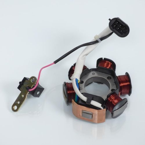 Stator D Allumage Générique Pour Scooter Piaggio 50 Zip 2 Temps 6 Pôles Neuf