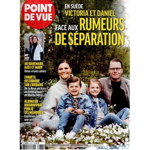 Point De Vue N°3837 2 Mars 2022 En Suede Victoria Et Daniel Rumeurs De Separarations