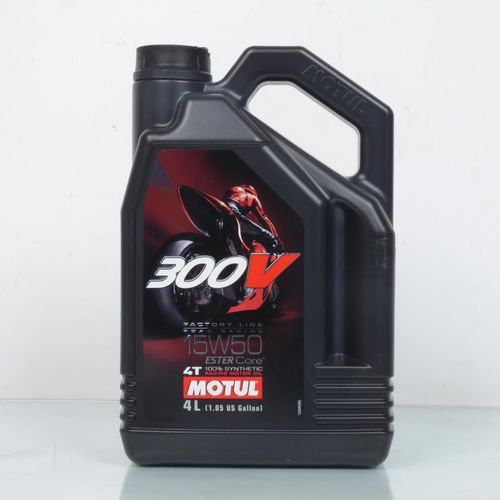 Lubrifiant Et Entretien Motul Pour Auto 300v 15w50 4t 4l Neuf
