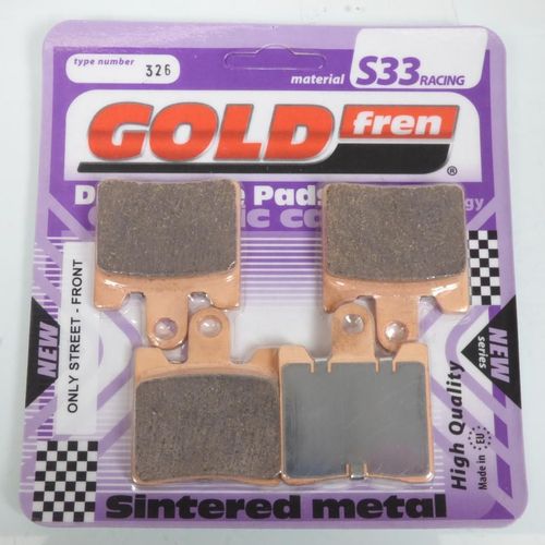 Plaquette De Frein Gold Fren Pour Moto Yamaha 1300 Fjr A Abs 2013 À 2019 Avg/Avd Neuf