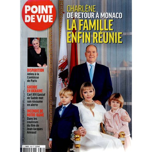 Point De Vue N°3839 16 Mars 2022 Charlene De Retour A Monaco