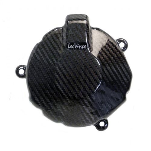 Cache Carter Alternateur Carbone Leovince Pour Moto Kawasaki 600 Zx-6r Ninja 2009-12