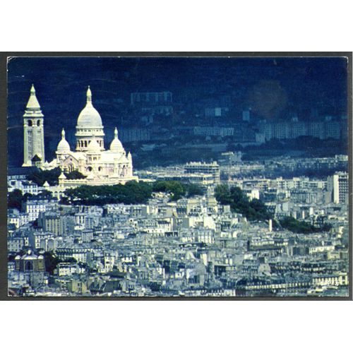 Carte Postale N° 528, Paris, Lors D'Un Orage Une Lumière Inhabituelle Sur La Butte Montmartre Et La Basilique Du Sacré Coeur, 1977