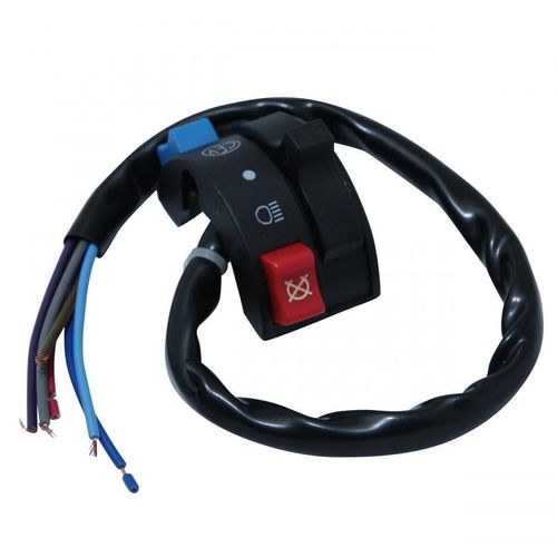 Demi Commodo Gauche Pour Mobylette Mbk 51 Neuf Bouton Coupe Circuit Klaxon