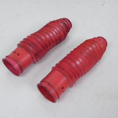 Paire De Soufflet De Fourche Rouge Origine Pour Moto Yamaha 125 Tdr 1991 À 1992 3xd