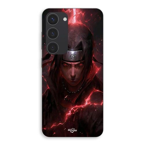 Coque Pour Samsung Galaxy S23 Plus Itachi Uchiwa Anime 3d Fanart Maniacase