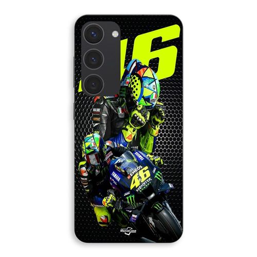 Coque Pour Samsung Galaxy S23 46 Valentino Rossi Logo Motogp Monster Maniacase